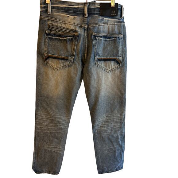 Copied - CJ Black Straight Jeans Mens size 30/323 Blue‎ cotton Denim Slim - Picture 4 of 6